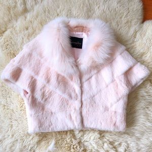 Real fur shawl